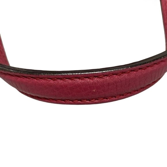 Auth GUCCI Bamboo Daily 370831 Pink Leather Handbag - Picture 13 of 16